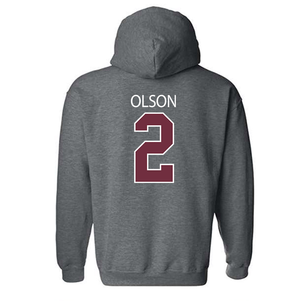 Montana - NCAA Women's Soccer : Grace Olson - Classic Shersey Hooded Sweatshirt-1