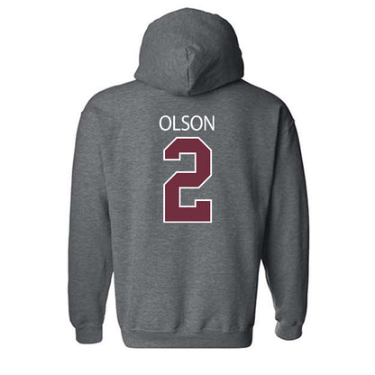 Montana - NCAA Women's Soccer : Grace Olson - Classic Shersey Hooded Sweatshirt-1