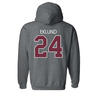 Montana - NCAA Football : Justin Eklund - Classic Shersey Hooded Sweatshirt-1