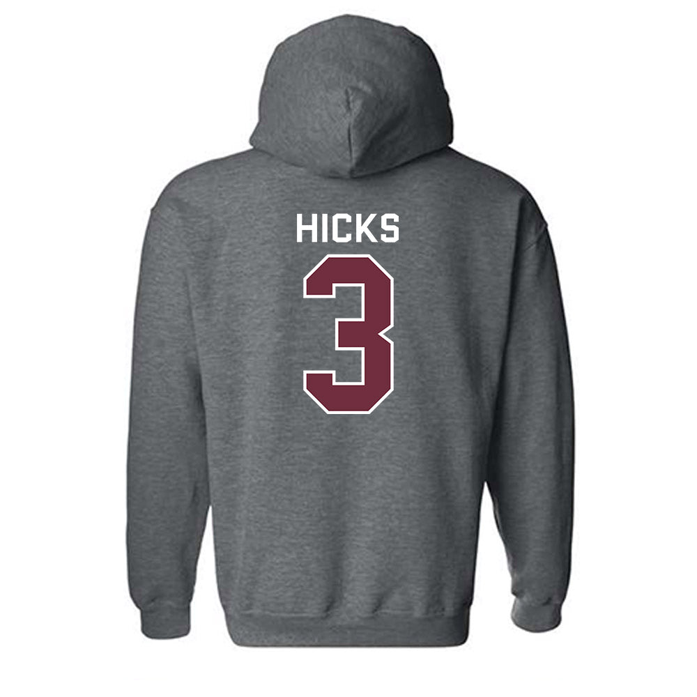 Montana - NCAA Men's Basketball : Brooklyn Hicks - Classic Shersey Hooded Sweatshirt-1