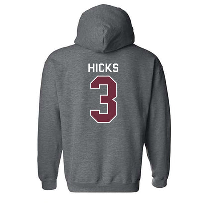 Montana - NCAA Men's Basketball : Brooklyn Hicks - Classic Shersey Hooded Sweatshirt-1