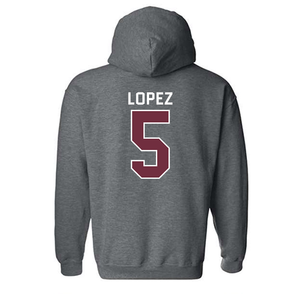 Montana - NCAA Softball : Grace Lopez - Classic Shersey Hooded Sweatshirt-1