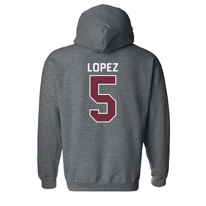 Montana - NCAA Softball : Grace Lopez - Classic Shersey Hooded Sweatshirt-1
