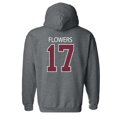 Montana - NCAA Football : Luke Flowers - Classic Shersey Hooded Sweatshirt-1