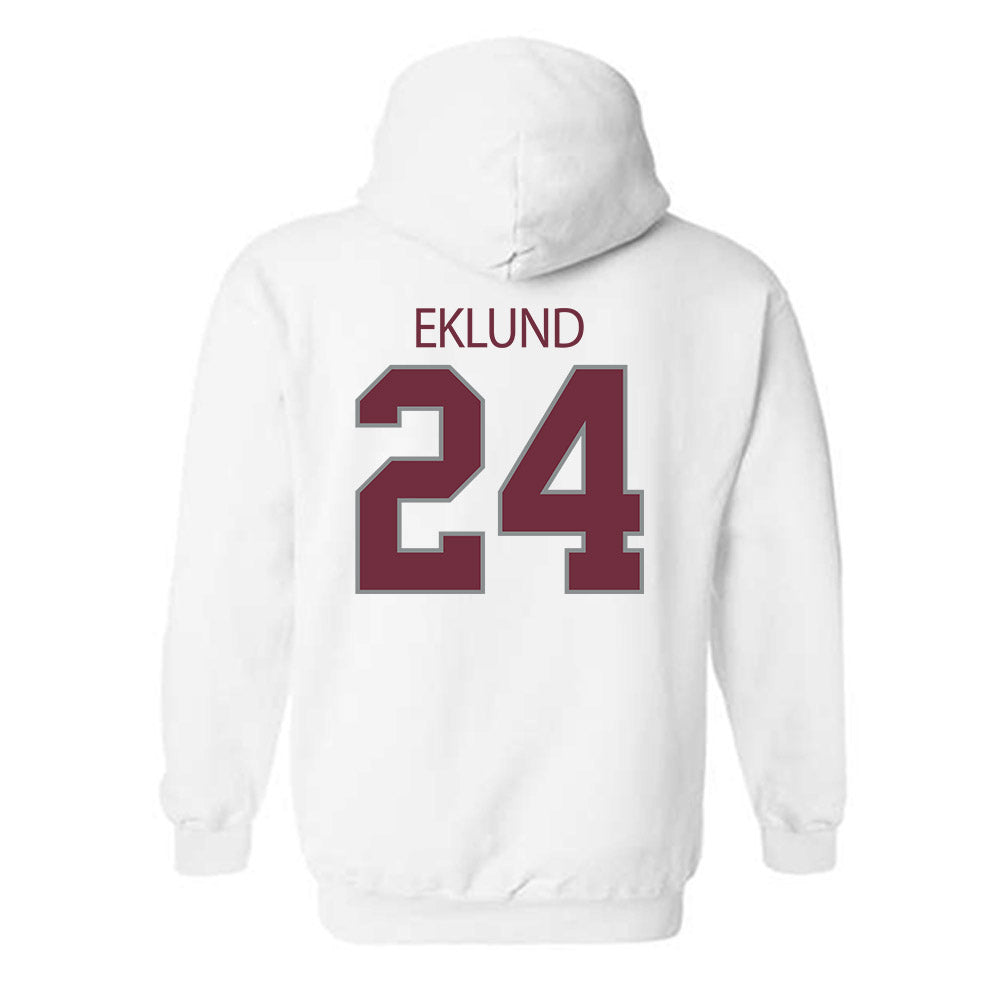 Montana - NCAA Football : Justin Eklund - Classic Shersey Hooded Sweatshirt-1
