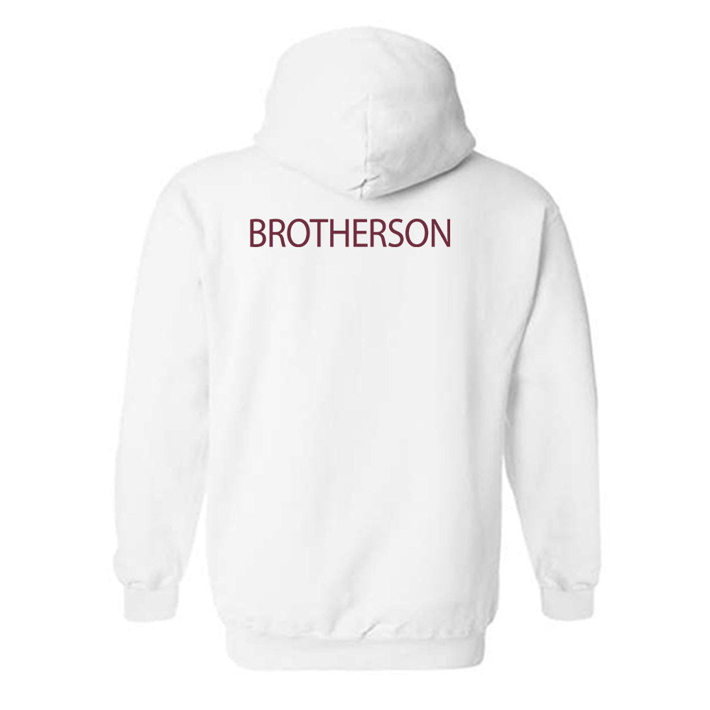 Montana - NCAA Men's Track & Field : Easton Brotherson - Classic Shersey Hooded Sweatshirt-1