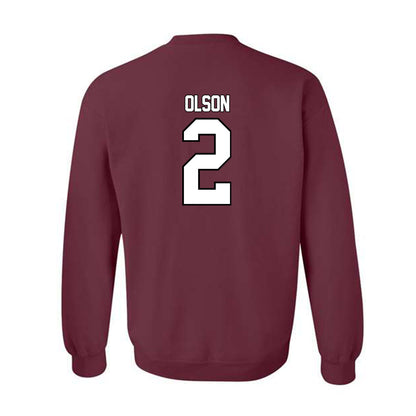 Montana - NCAA Women's Soccer : Grace Olson - Classic Shersey Crewneck Sweatshirt-1