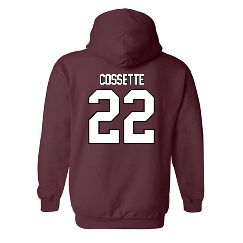 Montana - NCAA Women's Basketball : Ava Cossette - Classic Shersey Hooded Sweatshirt-1