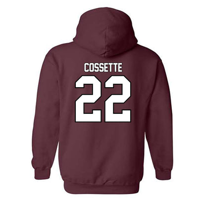 Montana - NCAA Women's Basketball : Ava Cossette - Classic Shersey Hooded Sweatshirt-1