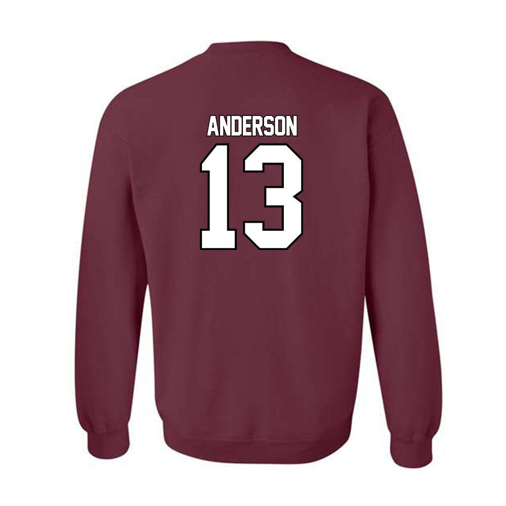 Montana - NCAA Men's Basketball : Courtney Anderson - Classic Shersey Crewneck Sweatshirt-1