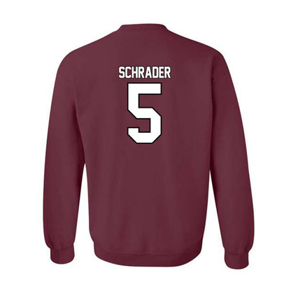 Montana - NCAA Football : Hudson Schrader - Classic Shersey Crewneck Sweatshirt-1