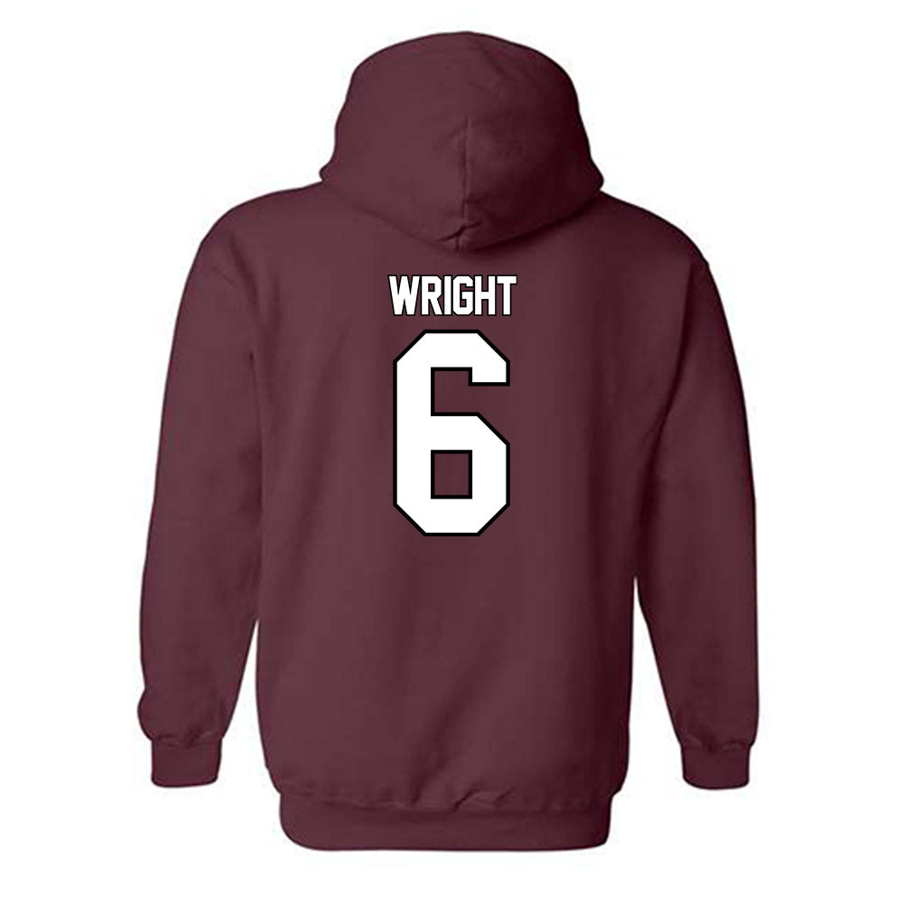 Montana - NCAA Women's Volleyball : Annika Wright - Classic Shersey Hooded Sweatshirt-1
