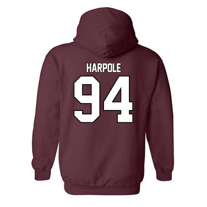 Montana - NCAA Football : Cole Harpole - Classic Shersey Hooded Sweatshirt-1