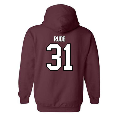 Montana - NCAA Women's Soccer : Malli Rude - Classic Shersey Hooded Sweatshirt-1