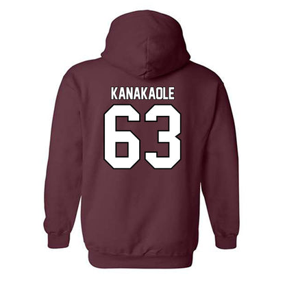 Montana - NCAA Football : Kaikoa Kanakaole - Classic Shersey Hooded Sweatshirt-1