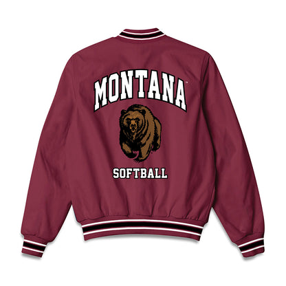 Montana - NCAA Softball : Audri Elias - Bomber Jacket-1