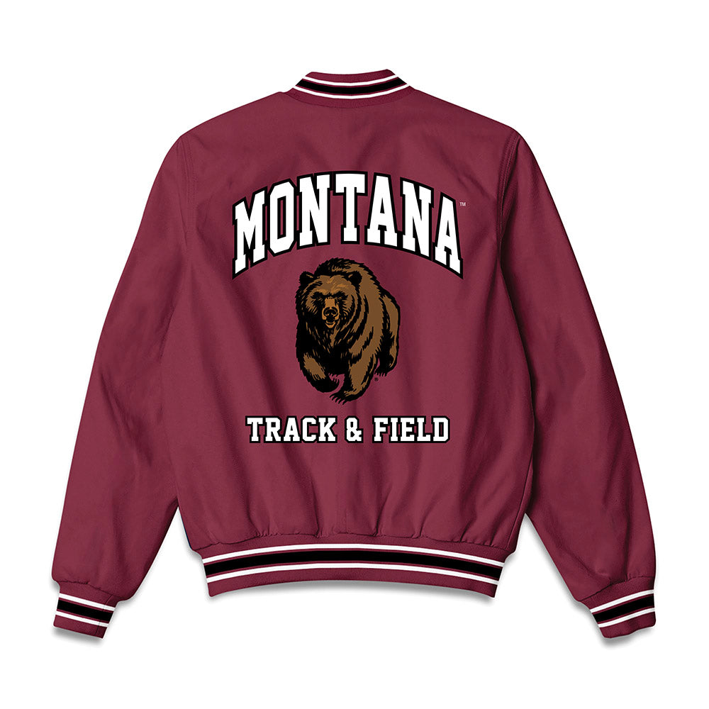 Montana - NCAA Men's Track & Field : Michael Cullen - Bomber Jacket-1