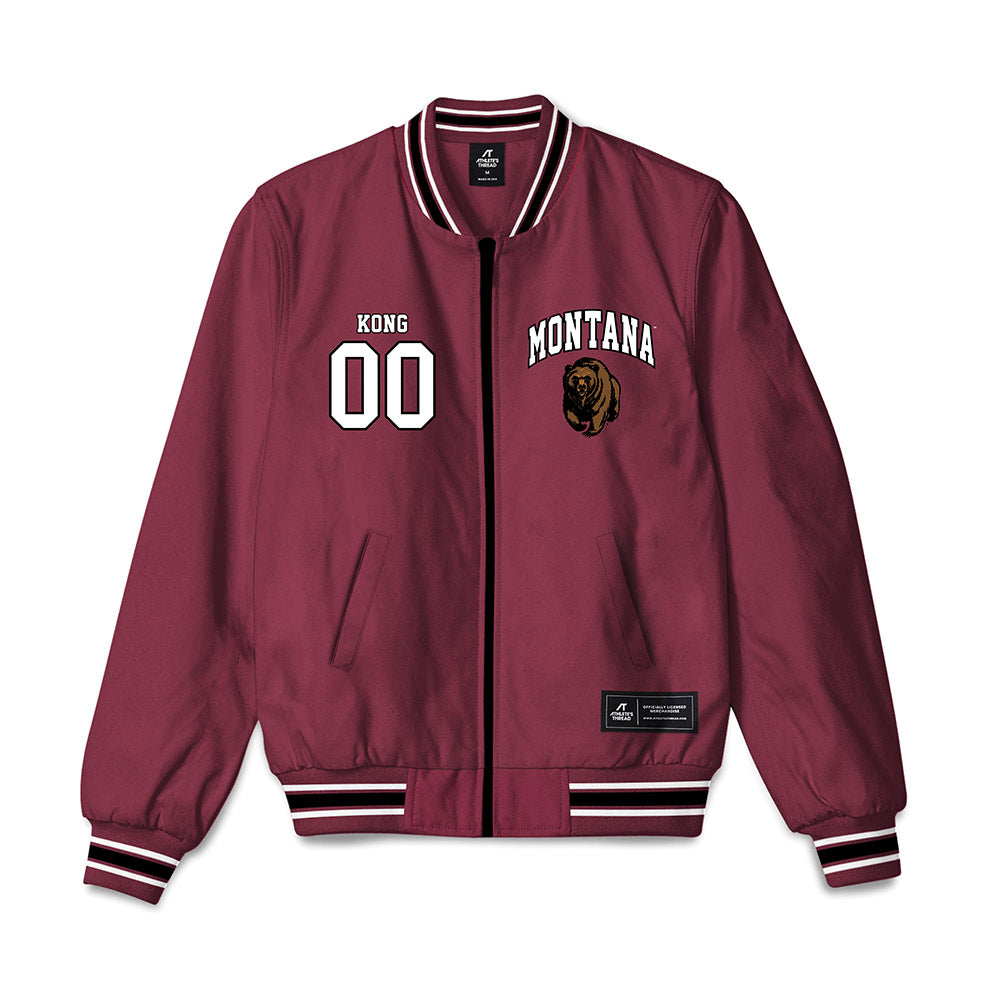 Montana - NCAA Softball : Kaiana Kong - Bomber Jacket-0