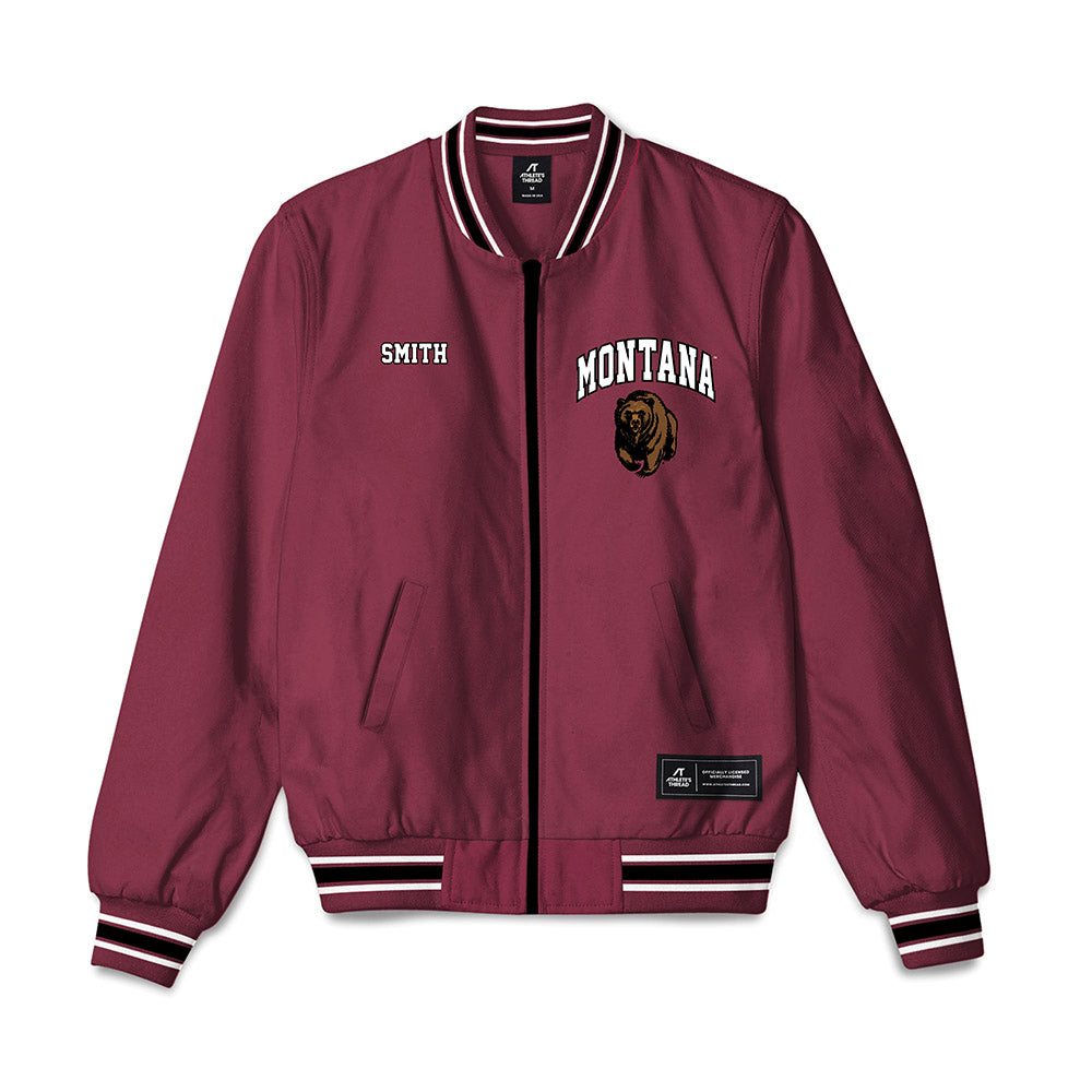 Montana - NCAA Women's Track & Field : Ani Smith - Bomber Jacket-0