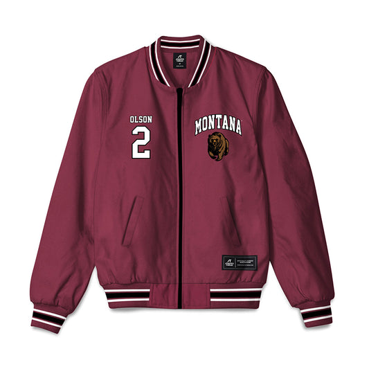 Montana - NCAA Women's Soccer : Grace Olson - Bomber Jacket-0