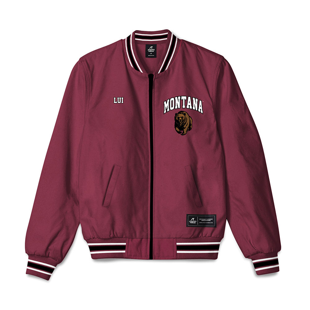 Montana - NCAA Women's Golf : Salina Lui - Bomber Jacket-0