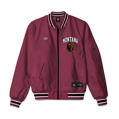 Montana - NCAA Women's Golf : Salina Lui - Bomber Jacket-0
