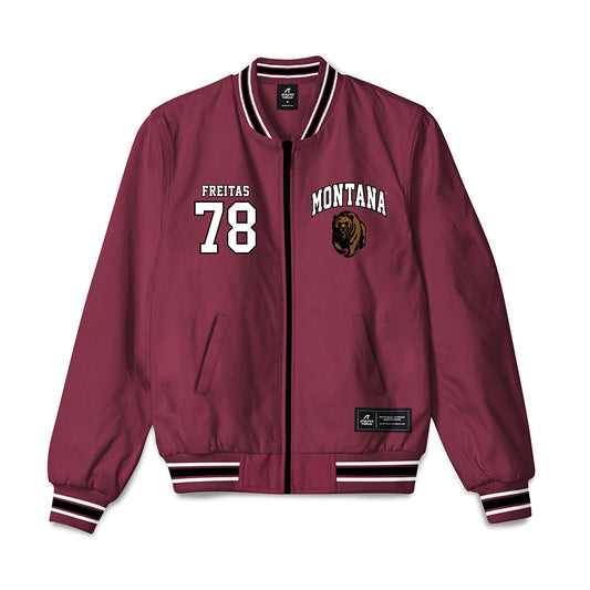 Montana - NCAA Football : Lucas Freitas - Bomber Jacket-0