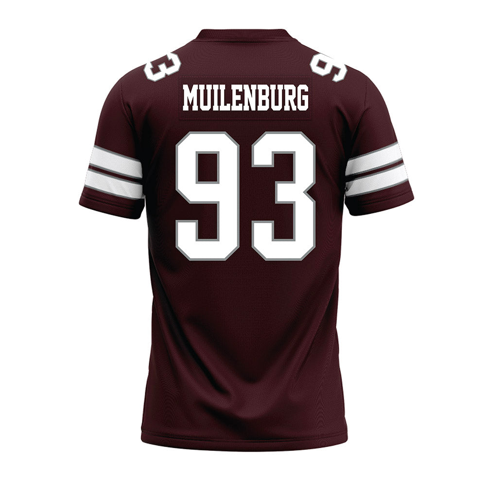 Montana - NCAA Football : Cole Muilenburg - Maroon Premium Football Jersey-1