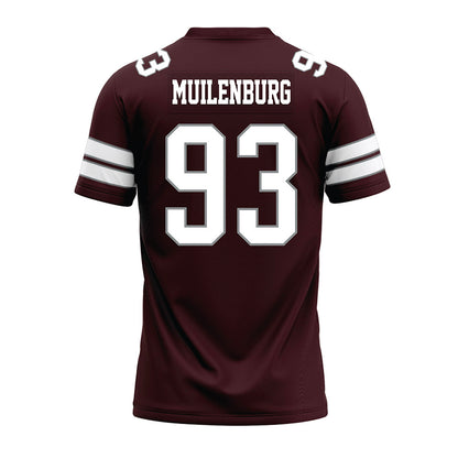 Montana - NCAA Football : Cole Muilenburg - Maroon Premium Football Jersey-1