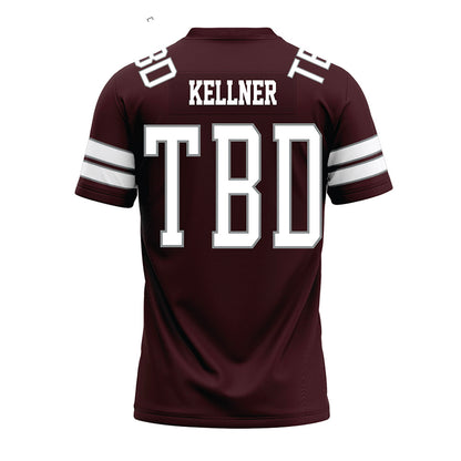 Montana - NCAA Football : Dane Kellner - Maroon Premium Football Jersey-1