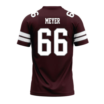 Montana - NCAA Football : Ezra Meyer - Maroon Premium Football Jersey-1
