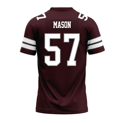 Montana - NCAA Football : Jake Mason - Maroon Premium Football Jersey-1