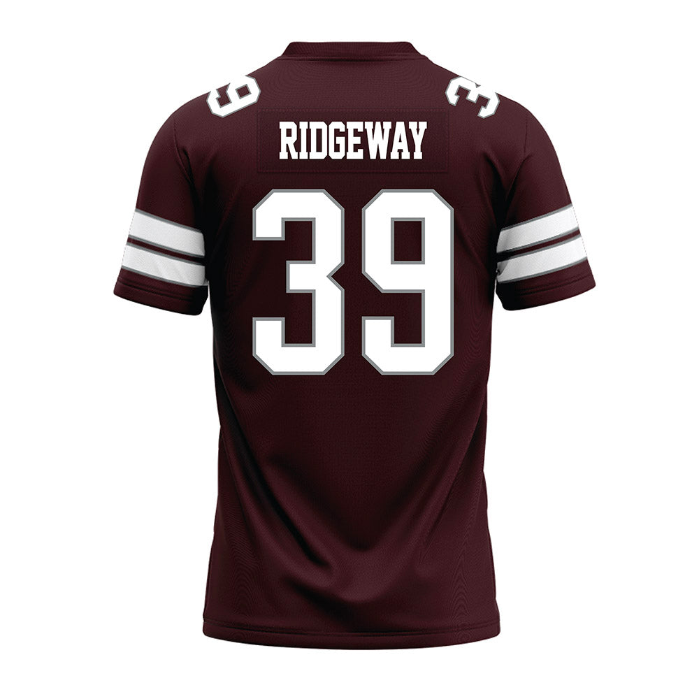 Montana - NCAA Football : fynn ridgeway - Maroon Premium Football Jersey-1