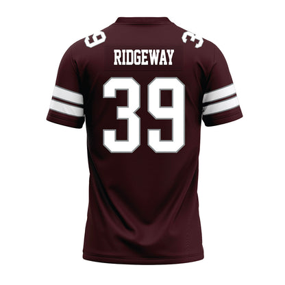 Montana - NCAA Football : fynn ridgeway - Maroon Premium Football Jersey-1