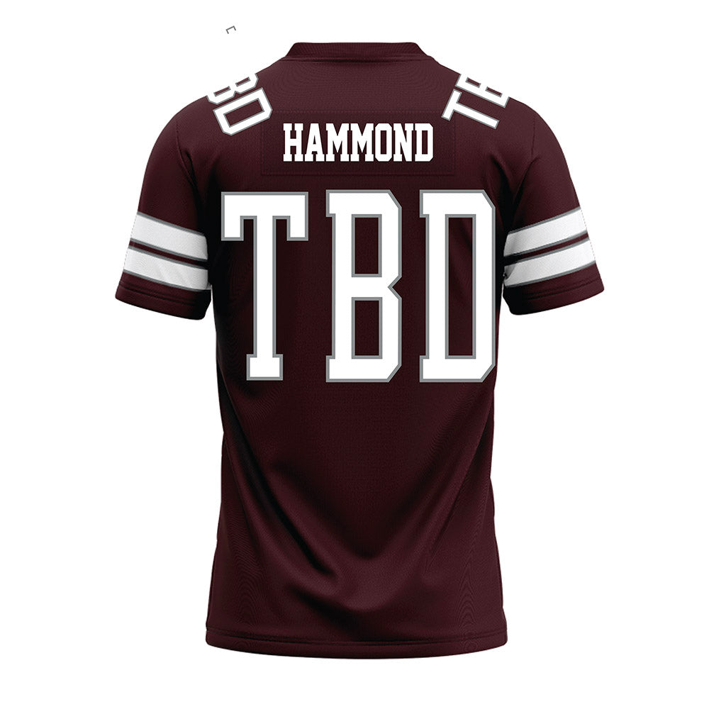 Montana - NCAA Football : Dawson Hammond - Maroon Premium Football Jersey-1