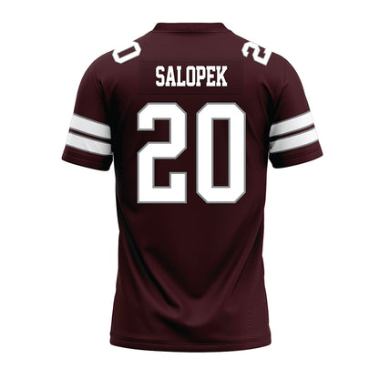 Montana - NCAA Football : Sage Salopek - Maroon Premium Football Jersey-1
