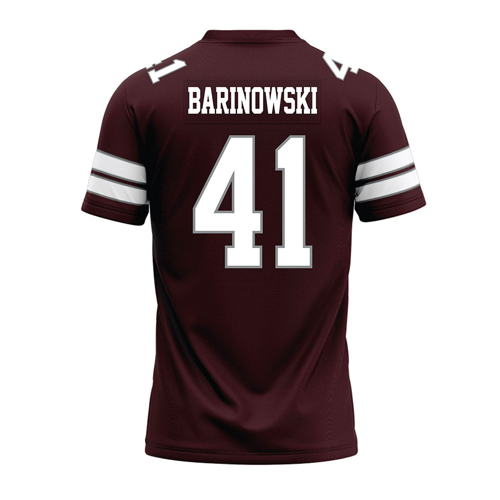 Montana - NCAA Football : Ryder Barinowski - Maroon Premium Football Jersey-1