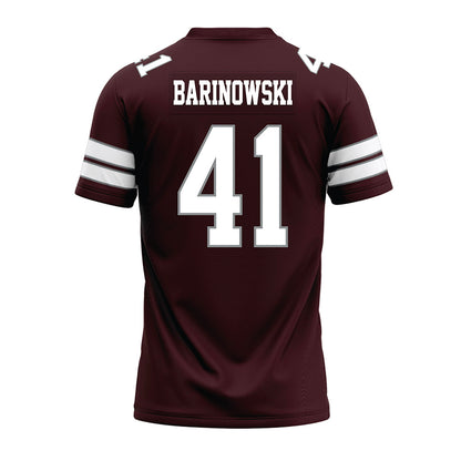 Montana - NCAA Football : Ryder Barinowski - Maroon Premium Football Jersey-1