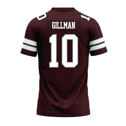 Montana - NCAA Football : Eli Gillman - Maroon Premium Football Jersey-1