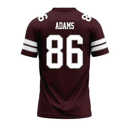 Montana - NCAA Football : Weston Adams - Maroon Premium Football Jersey-1
