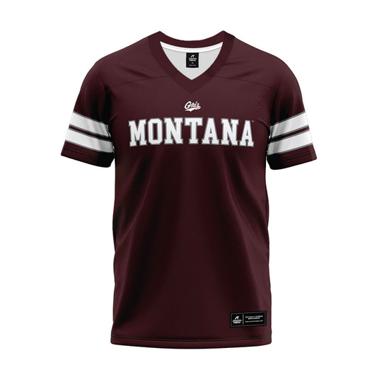 Montana - NCAA Football : Landon Ransom - Maroon Premium Football Jersey-0