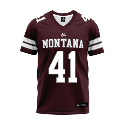 Montana - NCAA Football : Ryder Barinowski - Maroon Premium Football Jersey-0