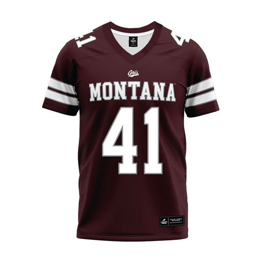 Montana - NCAA Football : Ryder Barinowski - Maroon Premium Football Jersey-0