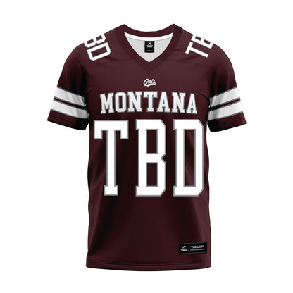 Montana - NCAA Football : Dane Kellner - Maroon Premium Football Jersey-0
