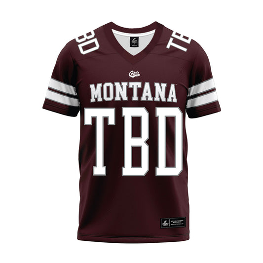 Montana - NCAA Football : Dane Kellner - Maroon Premium Football Jersey-0