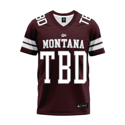 Montana - NCAA Football : Elijah Rincon - Maroon Premium Football Jersey-0