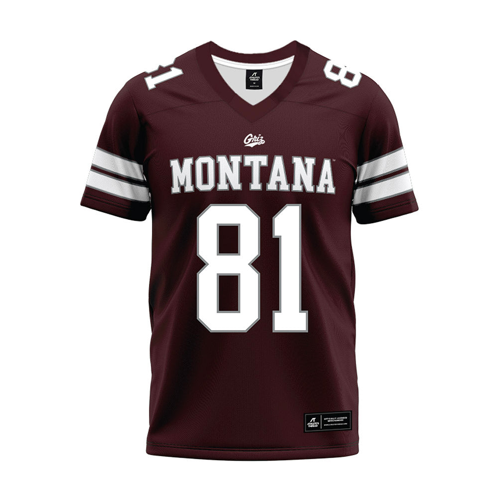 Montana - NCAA Football : Mariano Birdno - Maroon Premium Football Jersey-0