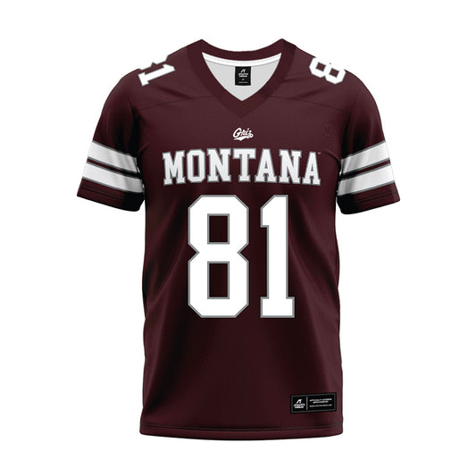 Montana - NCAA Football : Mariano Birdno - Maroon Premium Football Jersey-0