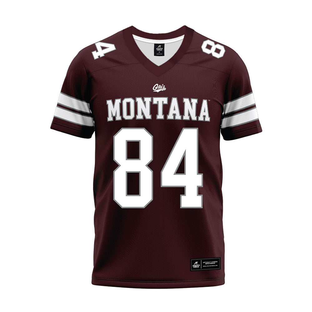 Montana - NCAA Football : Grady Walker - Maroon Premium Football Jersey-0
