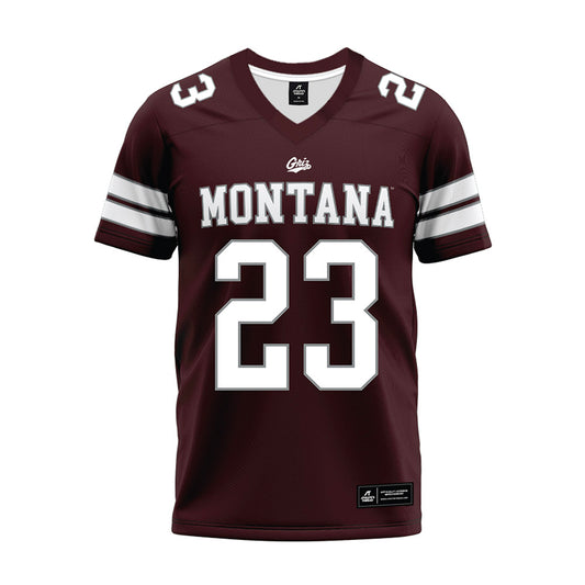 Montana - NCAA Football : Dane Kellner - Maroon Premium Football Jersey-0